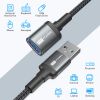 10FT USB Extension Cable USB 3.0 Extension Cord Type A Male to Female5Gbps Data Transfer for Keyboard, Mouse, Ps, Xbox, Flash Drive, Printer, Camera and More