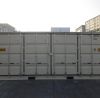 Modified 20ft high cube shipping containers with open side and end doors