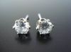 CZ Diamond Stud Earrings