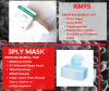 Medical grade 3ply, KN95, FFp1 face mask