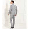 New fashion design custom logo polyester reflective sweatsuit piping details men sportswear tracksuits 