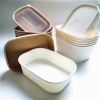 disposable tableware /New product recommendation, kraft paper square lunch box