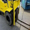 1995 02-6FGU30 DUAL TIRE PNEUMATIC 6000LB FORKLIFT LIFTTRUCK W SIDE SHIFT