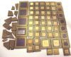 Cpu Ceramic Processor Scrap with Gold Pins