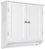 Bathroom Wall Cabinet White Two Door Two Shelves