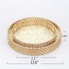 Vietnam Eco-friendly HIGH QUALITY Unique Decor Round SERVING TRAY Mother Of Pearl Rattan Tray