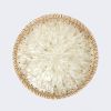 Vietnam Eco-friendly HIGH QUALITY Unique Decor Round SERVING TRAY Mother Of Pearl Rattan Tray