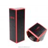 inayon Custom Logo Red White Paper Box for Cosmetic Packaging Perfume Craft paper Spot UV Red Foil Hot Stamping Finish