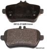 Brake pads for Mercedes Benz_ 008 420 0820