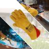 EN388 EN420 EN407 Welders Gauntlets Gloves Extreme Heat Resistant BBQ Oven TIG MIG Welding Gloves