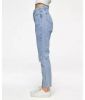 Denim pants made from denim jeans 