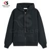 Black Zipper Hoodies Plus Size