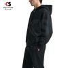 Black Zipper Hoodies Plus Size