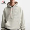 White Customized Hoodies Plus Size