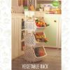 Appollo houseware Vegetable Kitchen Rack, fruits and vegetables rack for kitchen, 3 tier rack for kitchen, easy to handle durable high quality plastic rack for storage, unbreakable, non-toxic, BPA free, space saver design.