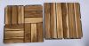 6 slat Teak wood interlocking deck tiles with pack of 10pcs