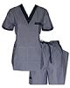 Nursing Uniforms Two Tone Sesigner Set