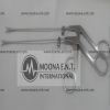 Suction Punch, for biopsy and grasping, Curved upwards , with central suction channel, working length 10cm