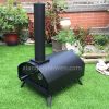 Portable Gas Outdoor Pizza Oven For Home Garden Balcony, Perfect For Outside Cooking