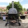 Wood-Fried Clay Pizza Oven, Light Weight Easy Move, Low MOQ, China Manufactory- CLAY-W-800-1-B1