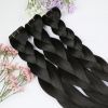 40inch Machine Weft Nature Black