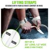 Weightlifting Straps Premium Cotton Made Increase Grip Strength Deadlifting Training Wrist Support