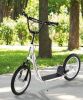 Front Wheels Kick Glide Scooter for Rider White Bike Tire Style