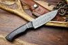 Hand Made Damascus Steel Blade Full Tang Hunting Knife