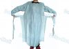 Protective Medical Plastic Products Waterproof CPE Gown With Sleeves