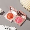 New Peach Palette Face Blush Mineral Pigment Palette Cream Shining Blusher Face Red Shadow Cosmetics Powder