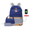 Canvas Girls Backpacks Sets Canvas Children School Bag Set Book Bags