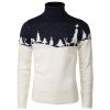 Fall winter New Design Soft Business Style Knitting Pullover Long sleeve Men turtleneck sweater whit