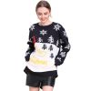 Christmas Holiday sweater Custom Knitted Pullover Winter wear Casual women&apos;s sweater Jacquard d