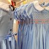 Blue hand smocked dress Bunniti BN225