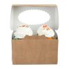 Muffin box (comes as a box and an insert) ref. 19-0677, 100*160*100 mm