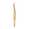 Gold Eyelash Extension Tweezers Set 3-Pcs Diamond Grip Lash Tweezers