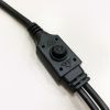 1 to 2 Surveillance Cable with Switchable Button