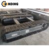 QDST-08T 8 Ton Steel Track Undercarriage Chassis for Drilling Rig, Materialhandling, Forest &amp; Logging 2622mm x 587mm x 350mm
