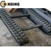 QDRT-01T 1 Ton Rubber Track Undercarriage Chassis for Drilling Rig, Mobile Crusher, Agricutural Machine 1220mm x 309mm x 180mm