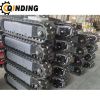 QDRT-10T 10 Ton Rubber Track Undercarriage Chassis for Crawler Excavator, Harvesting, Materialhandling 3551mm x 670mm x 450mm