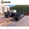 QDST-06T 6 Ton Steel Track Undercarriage Chassis for Crusher and Screener, Mini- excavator, Forest & Logging 2363mm x 535mm x 300mm
