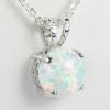 .925 sterling silver opal pendant ring