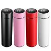 500ml/17oz 304 Perfect For Hot and Cold Drinks Smart Vacuum Insulated Stainless Steel Water Bottle with LED Temperature Display