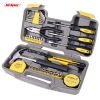 Best Selling High Quality 9pcs Complete Household Hand Tool Box Set Kit For Home Tool Kit Repair Tool Set