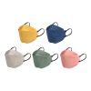 4Ply Ear Hook Disposable Face Mask KF94 Mask FFP2 Korean Fish Mouth Type Willow Leaf