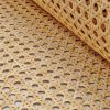 Factory Price Plastic Mesh Rattan Cane Webbing Roll Woven Bleached Rattan Webbing Cane High Quality