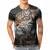 Summer 2022 Custom Printed Logo Tiger Pattern Men T-Shirt High Quality Trend Street T-Shirt Breathable Polyester T-Shirt