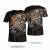 Summer 2022 Custom Printed Logo Tiger Pattern Men T-Shirt High Quality Trend Street T-Shirt Breathable Polyester T-Shirt