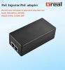 48V 30W Active 1000Mbps PoE injector IEEE802.3AF 3AT PoE adapter Gigabit for Ethernet switch VoIP networking AP CCTV camera