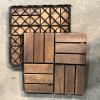 Acacia wood deck tile